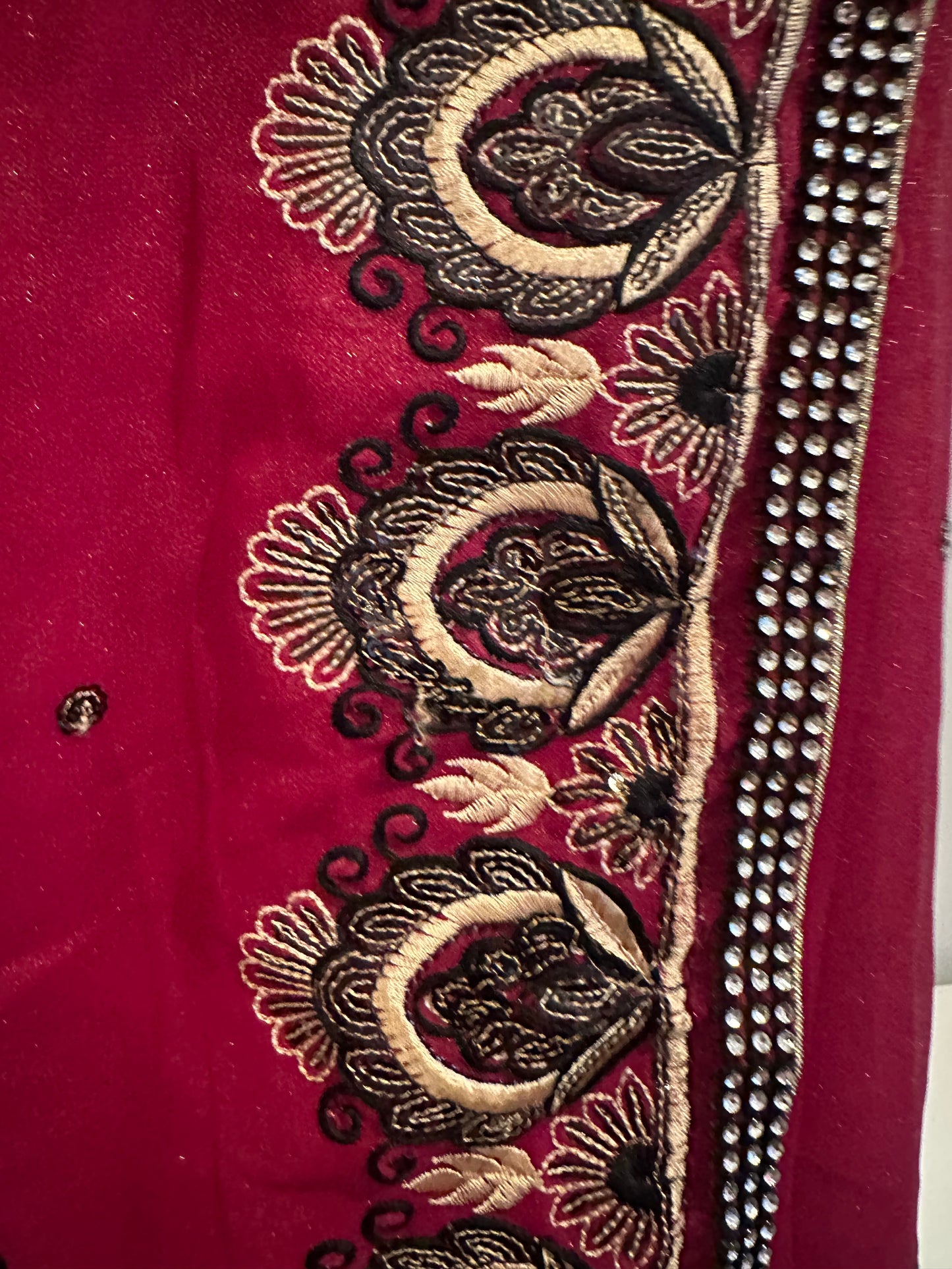 Brand new unstitched sari