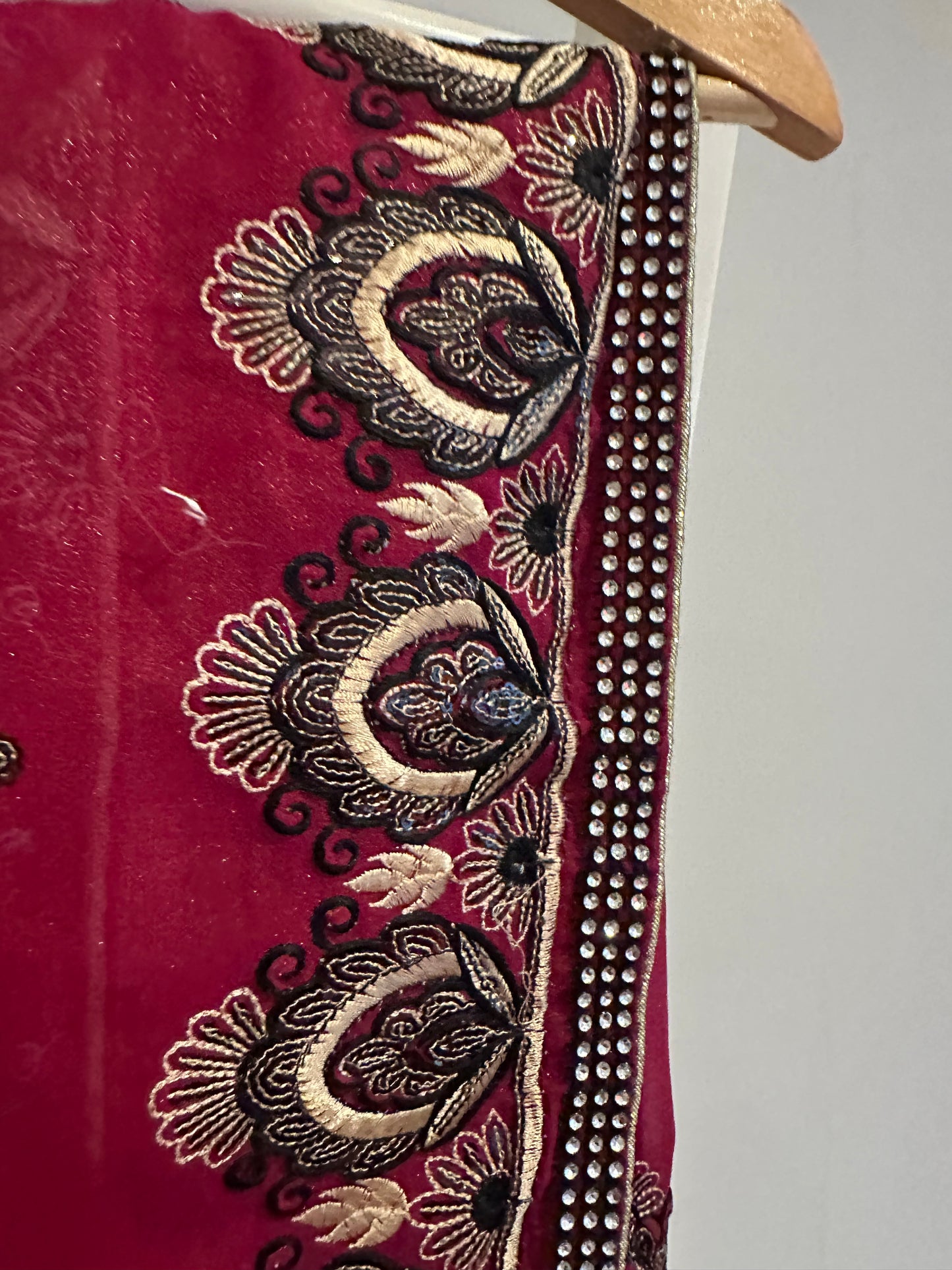Brand new unstitched sari