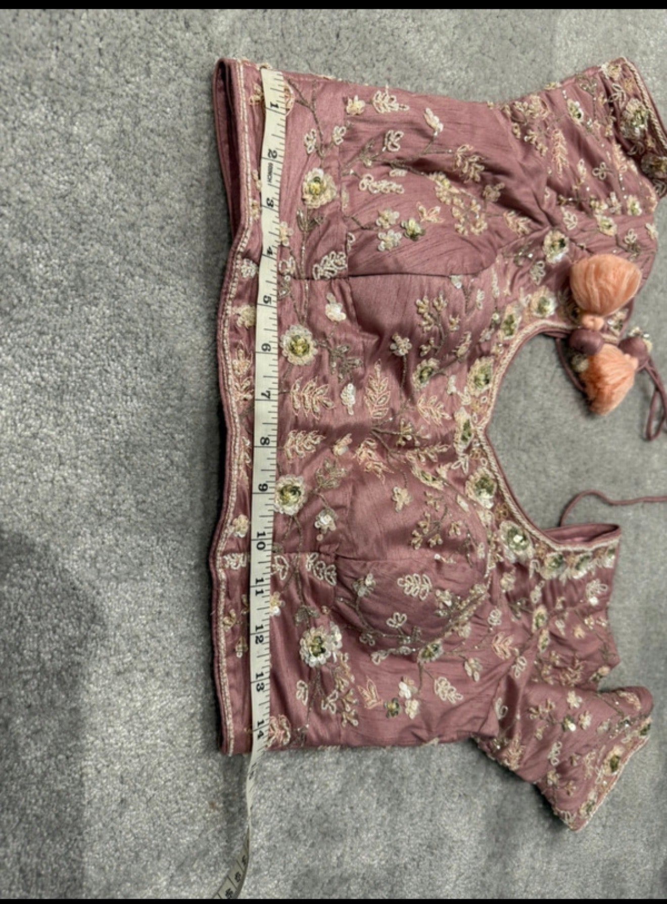 Preloved Asopalav Lehenga Set in Dusty Rose/Blush Pink