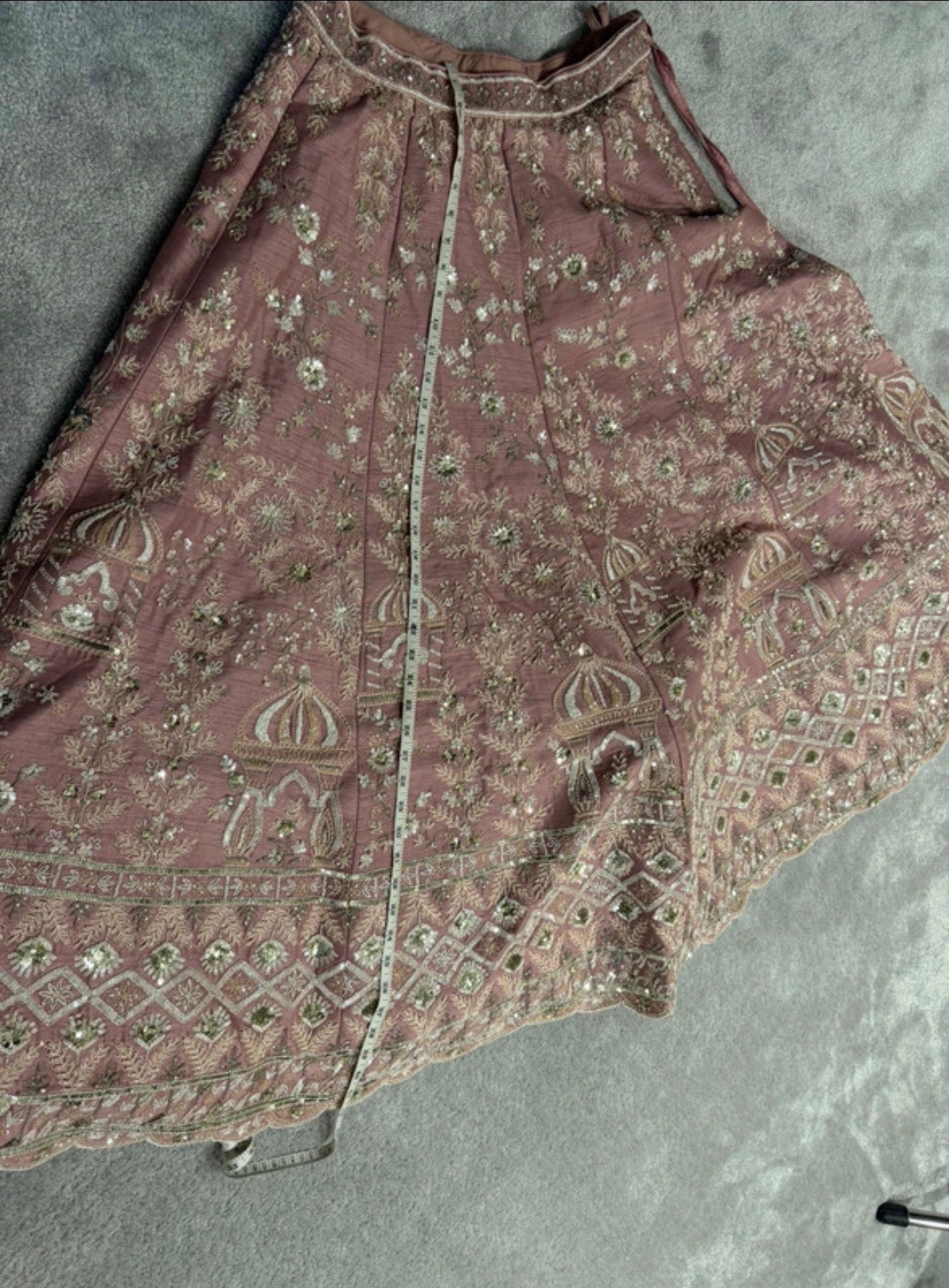 Preloved Asopalav Lehenga Set in Dusty Rose/Blush Pink