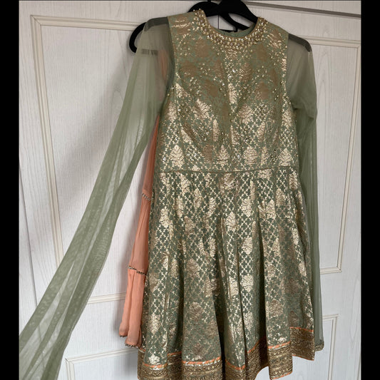 Anarkali with pyjami