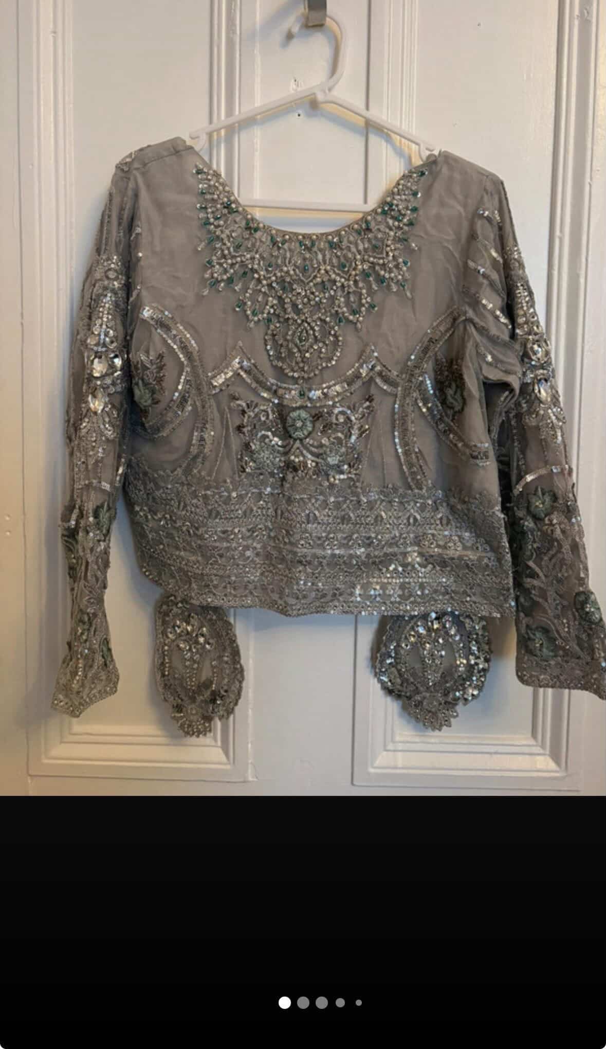 Preloved silver lehenga