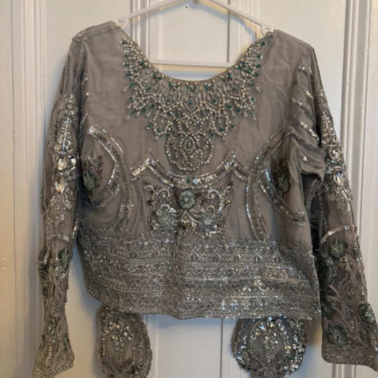 Preloved silver lehenga