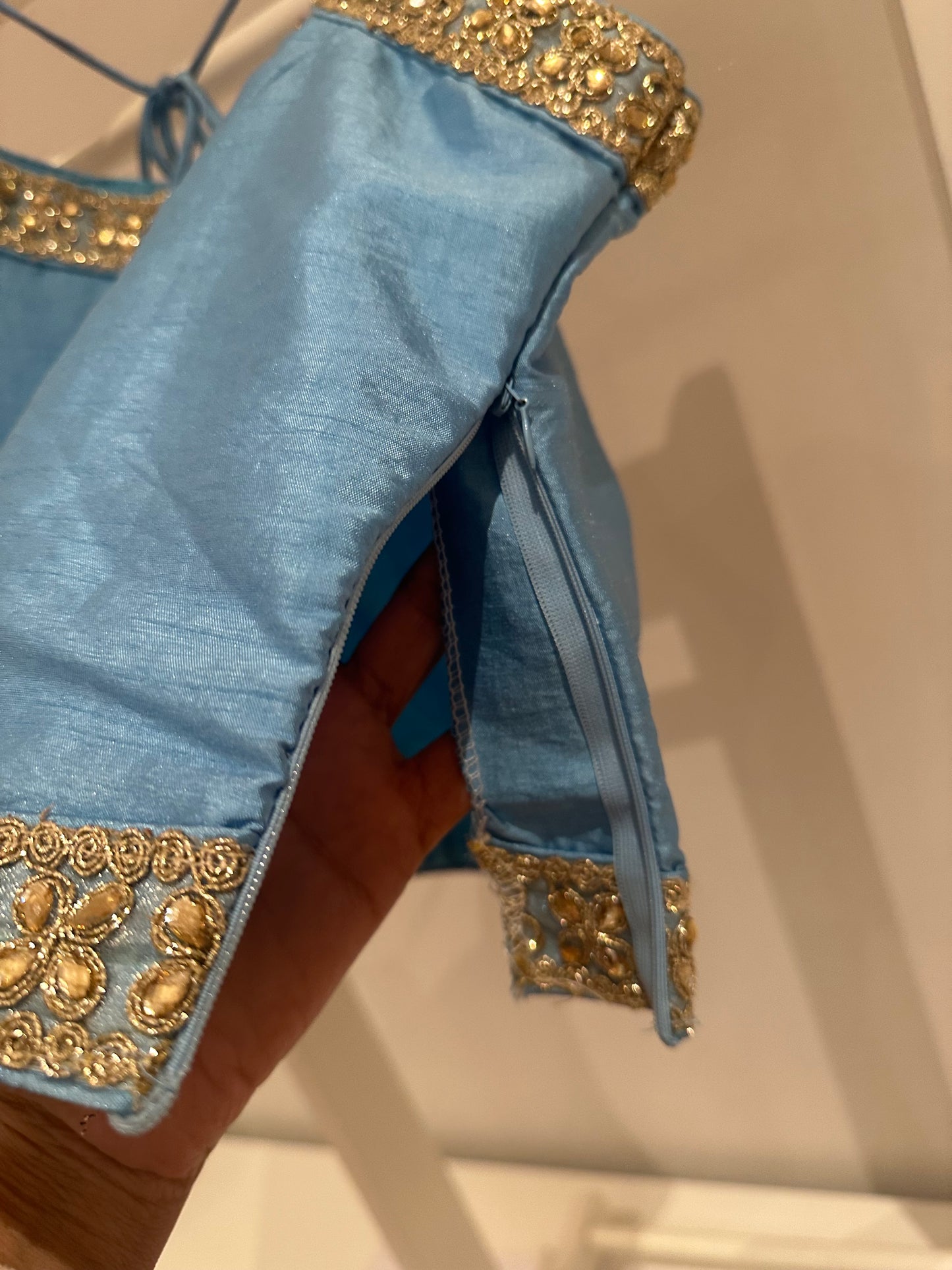 Preloved Indian Baby Blue Lehenga