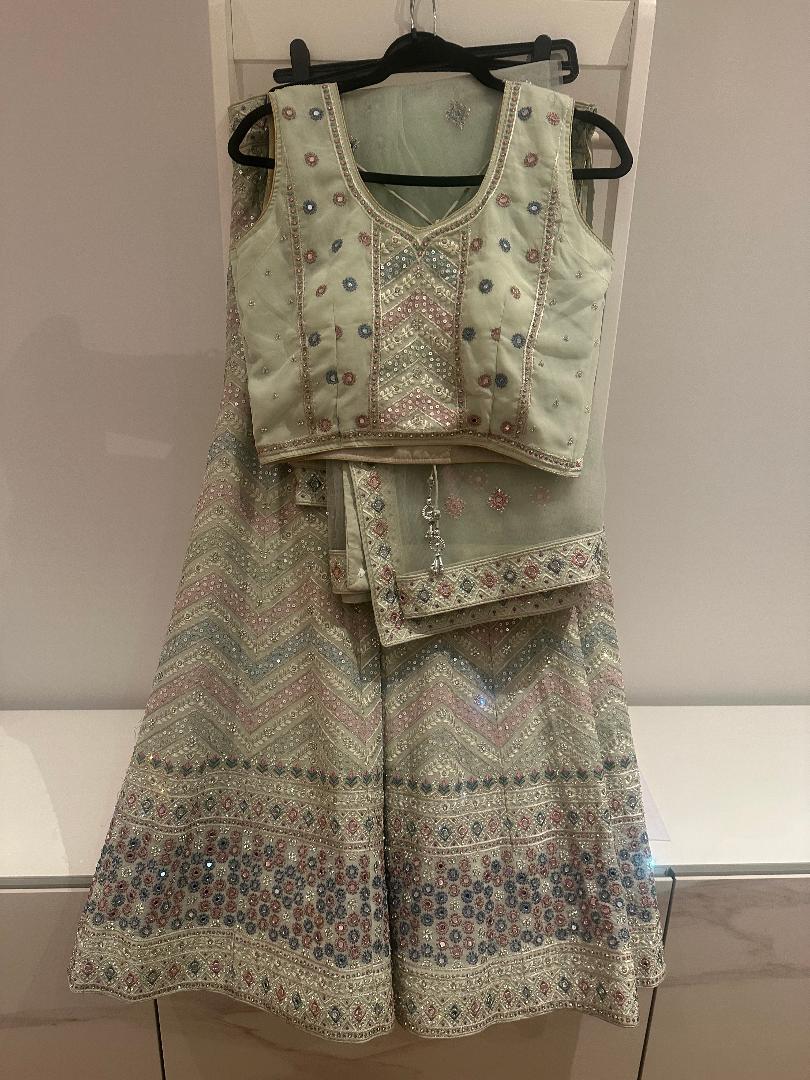 Mint Lehenga