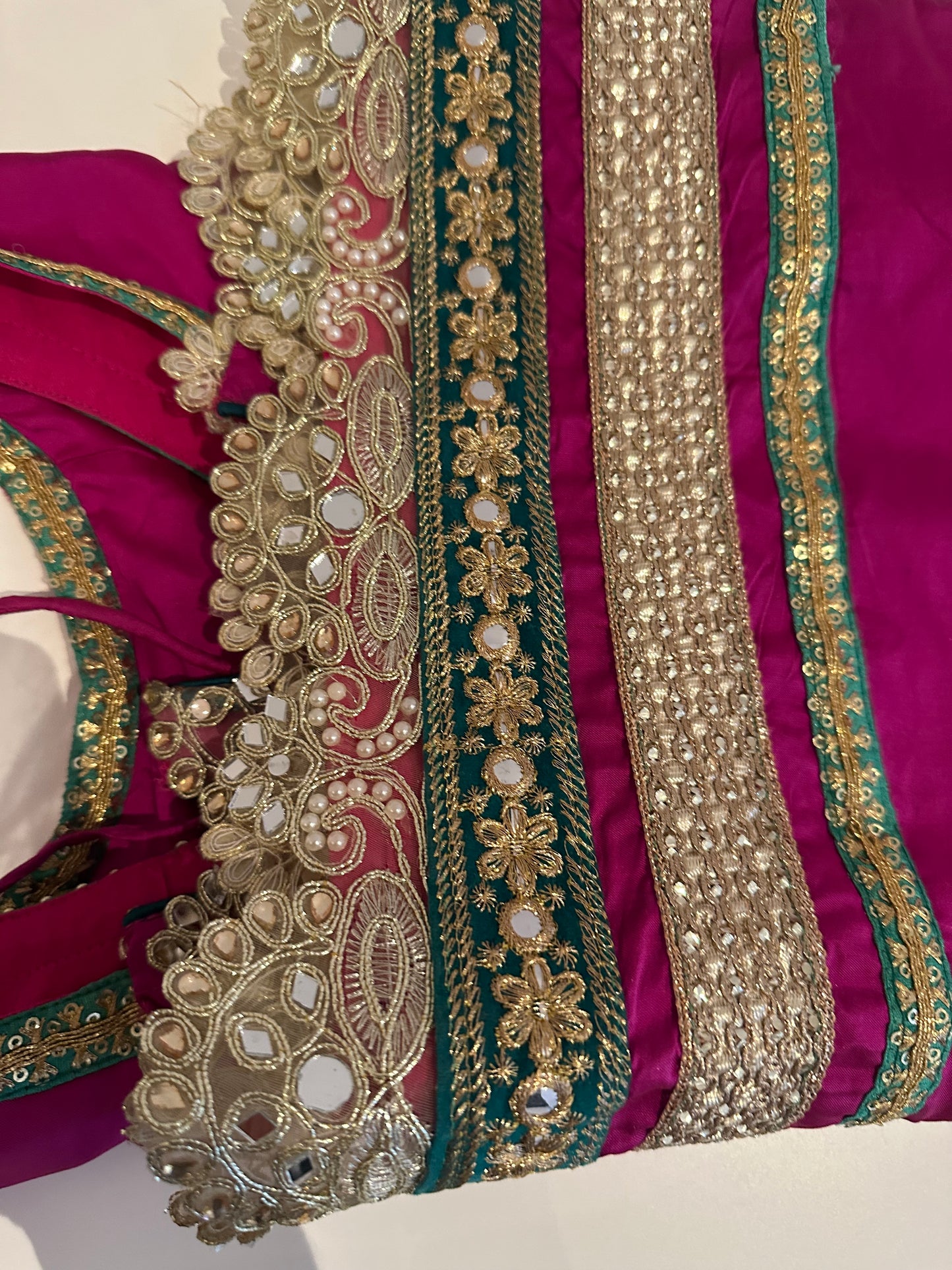 New turquoise and magenta Indian Stitched Suit - BRAND NEW