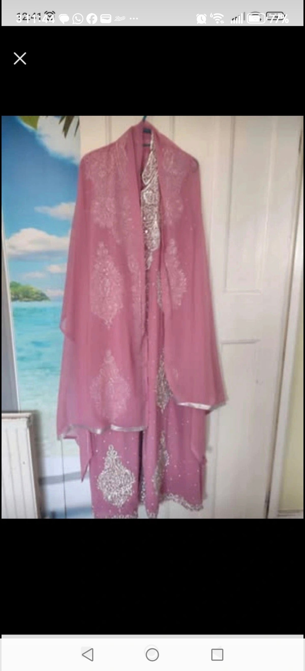 3 piece hand embroidery suit