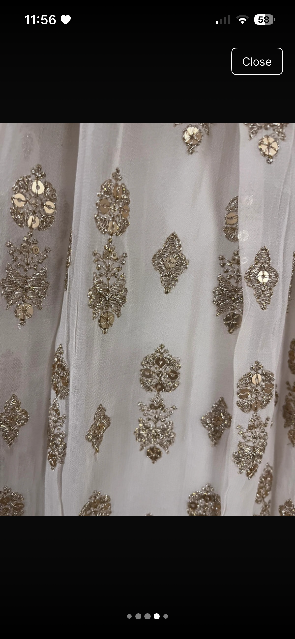Preloved South-Ex Indian off white lehenga