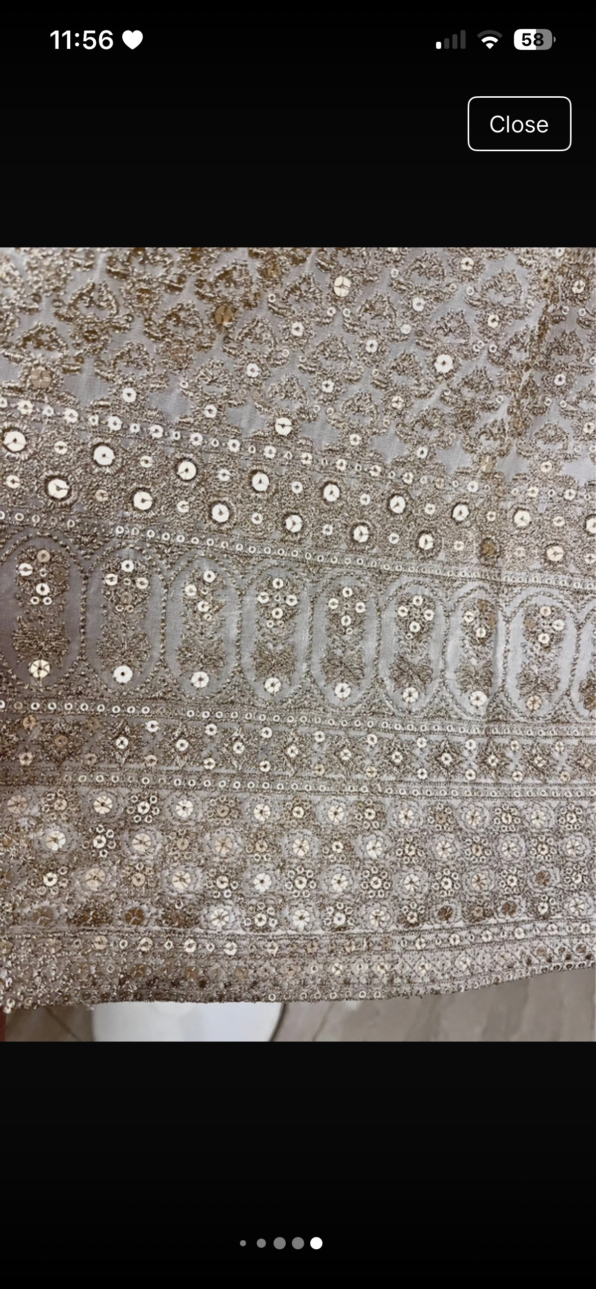 Preloved South-Ex Indian off white lehenga
