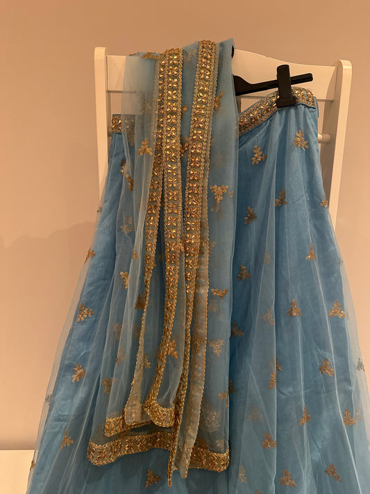 Blue Lehenga