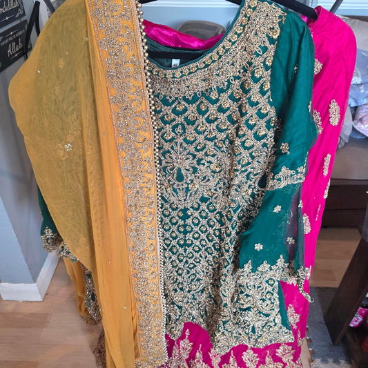 Preloved Indian Mehndi outfit