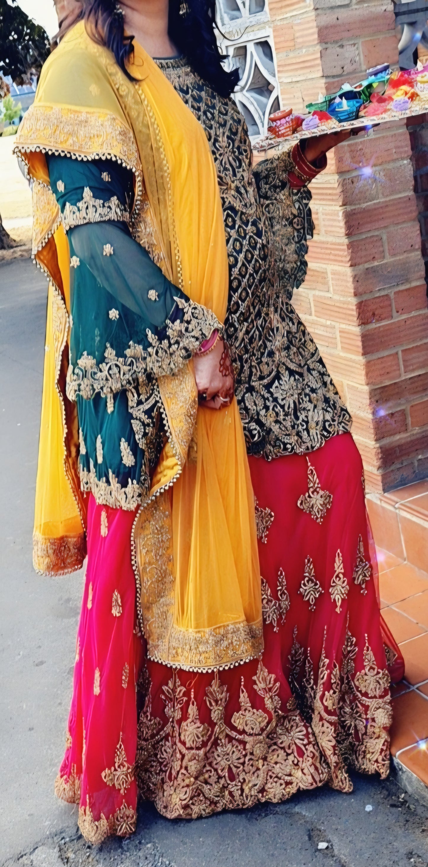 Preloved Indian Mehndi outfit