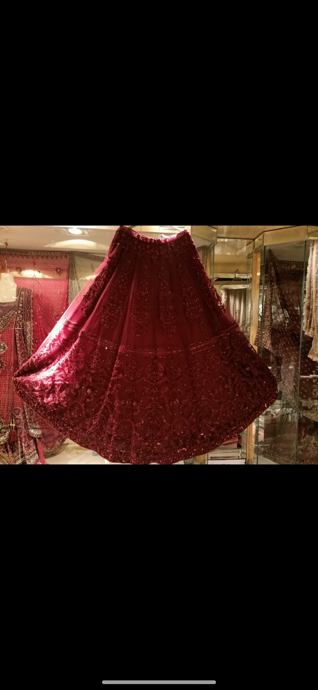 Maroon lehngha