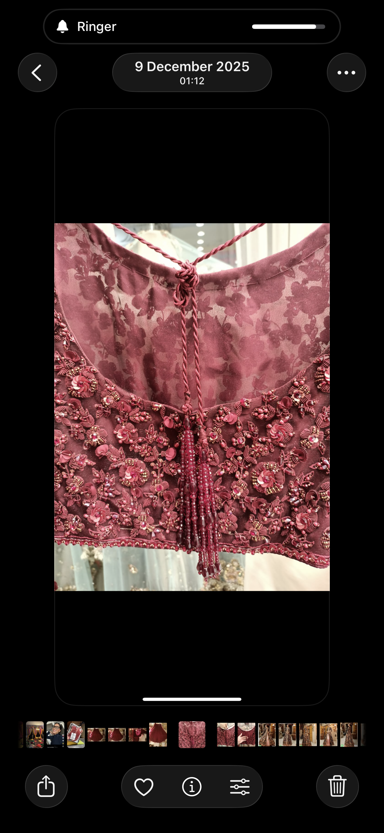 Maroon lehngha