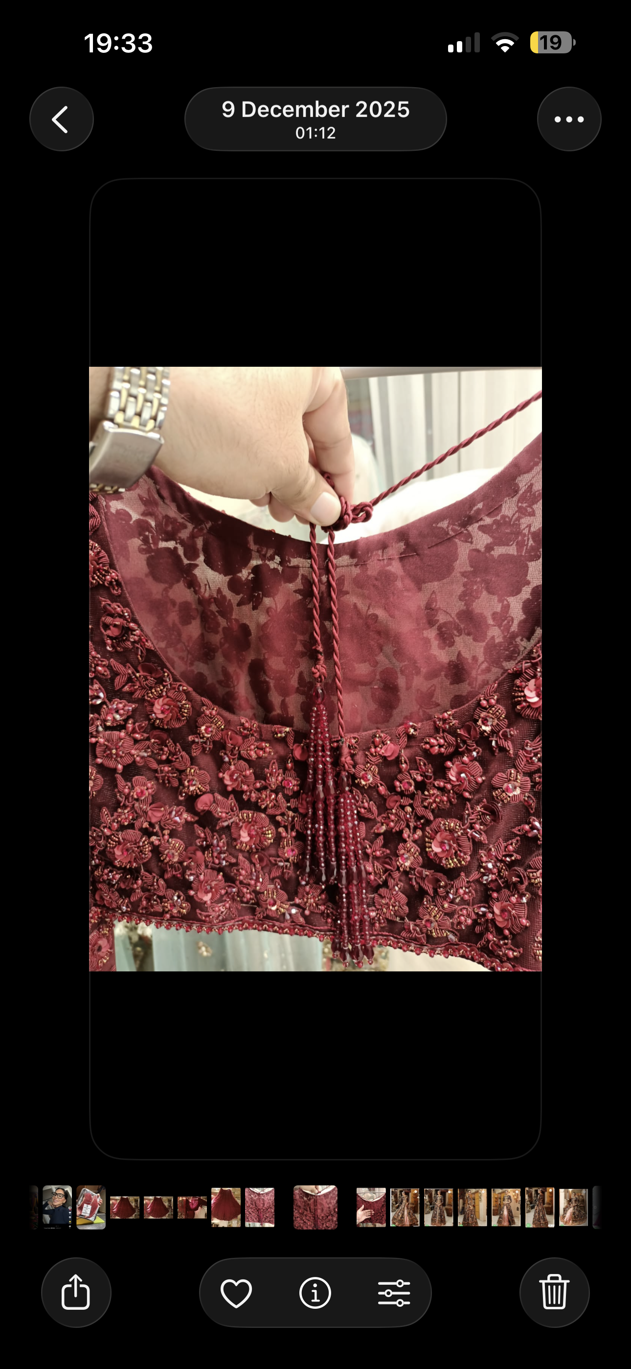 Maroon lehngha