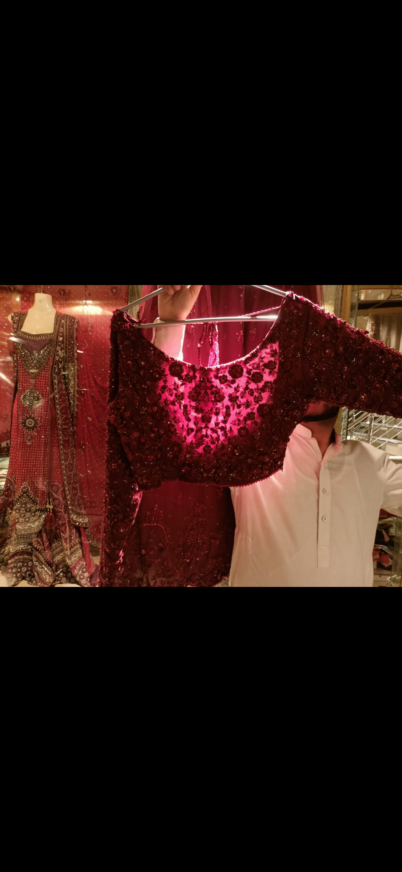 Maroon lehngha