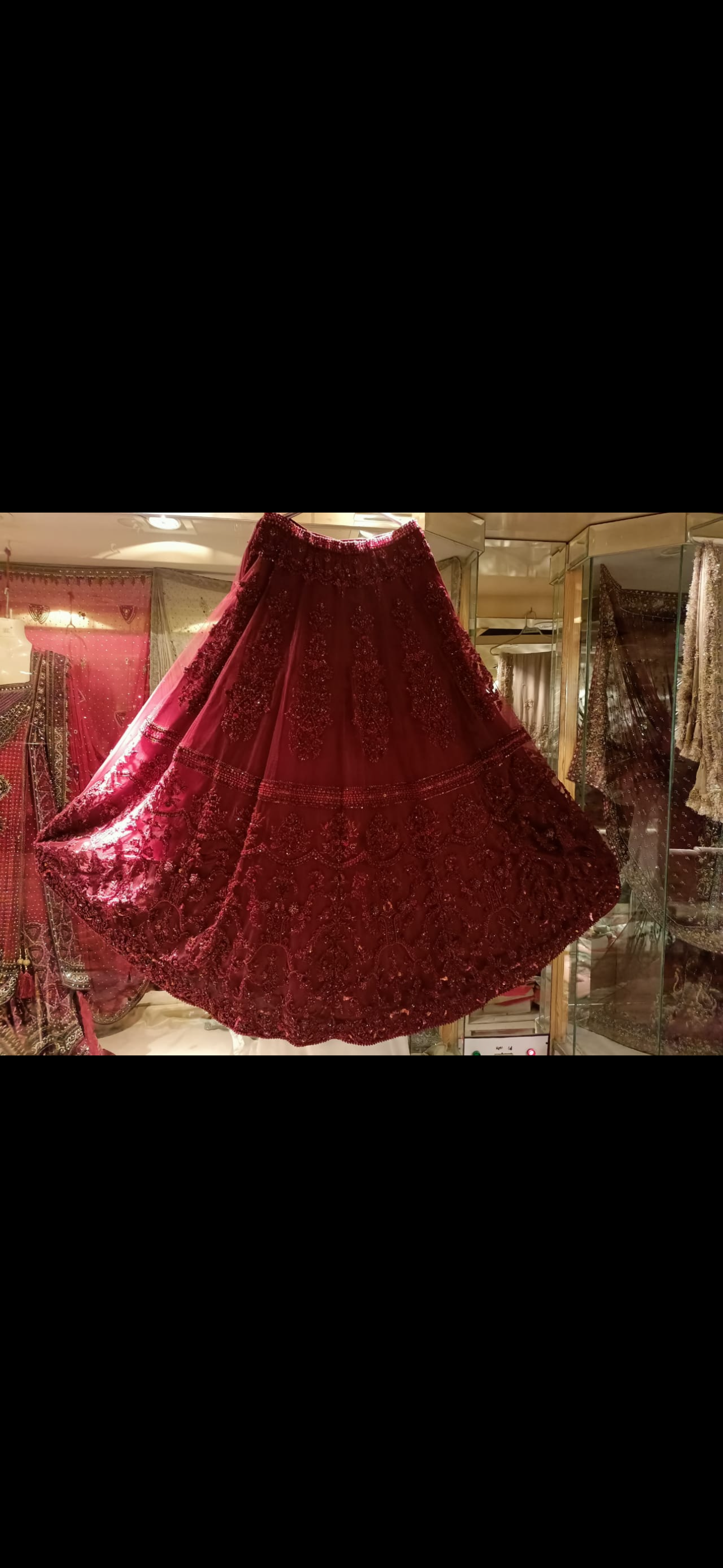 Maroon lehngha